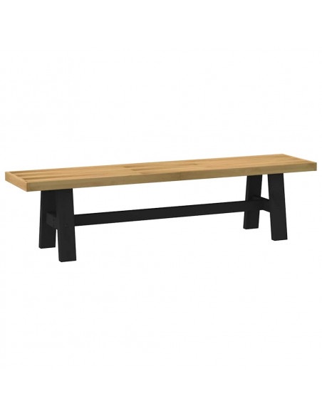 Panca Pranzo NOAIN Gambe a Forma A 180x40x45 cm Legno Massello