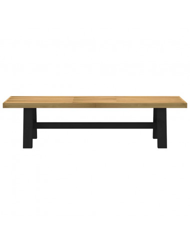 Panca Pranzo NOAIN Gambe a Forma A 180x40x45 cm Legno Massello