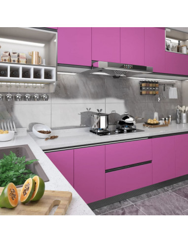 Pellicola Autoadesiva per Mobili Viola Lucido 500x90 cm in PVC