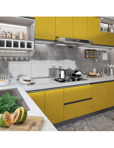 Pellicola Autoadesiva per Mobili Oro Lucido 500x90 cm in PVC