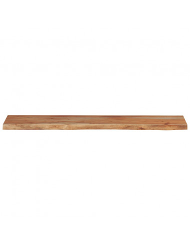 Piano Tavolo 160x30x3,8 cm Rettangolare Legno Acacia Bordi Vivi
