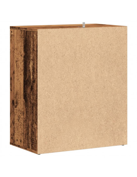Scarpiera Legno Vecchio 60x35x70 cm in Legno Multistrato