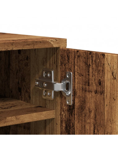 Scarpiera Legno Vecchio 60x35x70 cm in Legno Multistrato