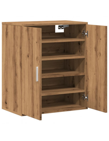 Scarpiera Rovere Artigianale 60x35x70 cm in Legno Multistrato