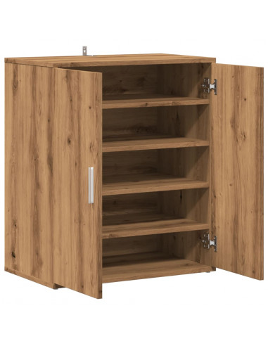 Scarpiera Rovere Artigianale 60x35x70 cm in Legno Multistrato