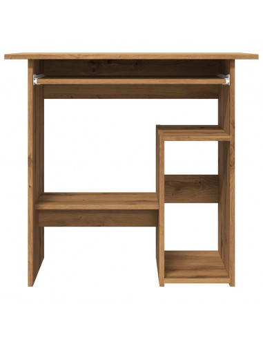 Scrivania Rovere Artigianale 80x45x74 cm in Legno Multistrato