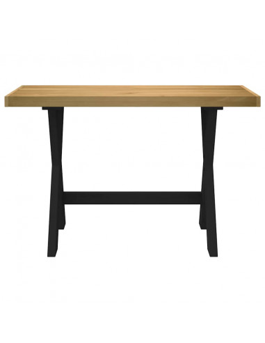 Scrivania NOAIN Gambe a Forma di X 120x50x75 cm Legno Massello