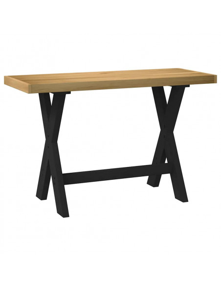 Scrivania NOAIN Gambe a Forma di X 120x50x75 cm Legno Massello