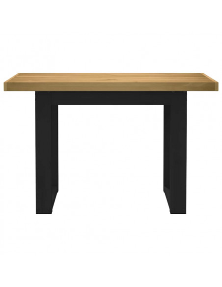 Scrivania NOAIN Gambe a Forma di U 120x50x75 cm Legno Massello