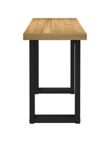 Scrivania NOAIN Gambe a Forma di U 120x50x75 cm Legno Massello