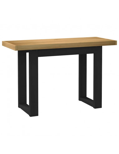 Scrivania NOAIN Gambe a Forma di U 120x50x75 cm Legno Massello