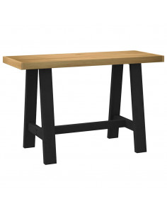 Scrivania NOAIN Gambe a Forma di A 120x50x75 cm Legno Massello