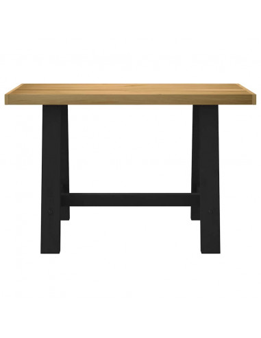 Scrivania NOAIN Gambe a Forma di A 120x50x75 cm Legno Massello