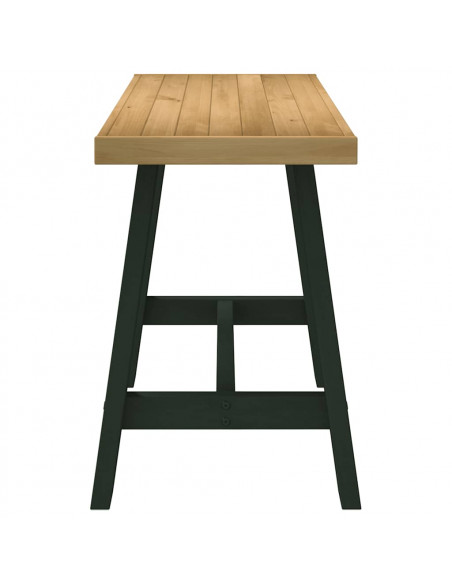 Scrivania NOAIN Gambe a Forma di A 120x50x75 cm Legno Massello