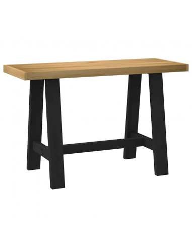 Scrivania NOAIN Gambe a Forma di A 120x50x75 cm Legno Massello