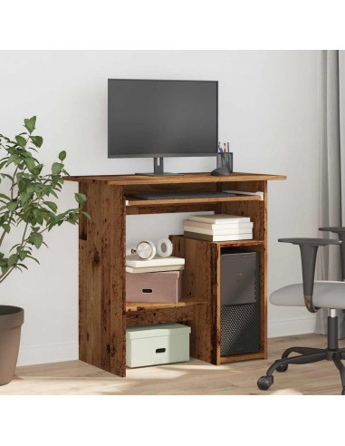 Scrivania Legno Antico 80x45x74 cm in Legno Multistrato