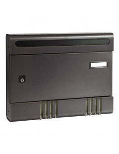 Cassetta posta Alubox 04SIRE VRGH ESSE Grigio ghisa Grigio ghisa