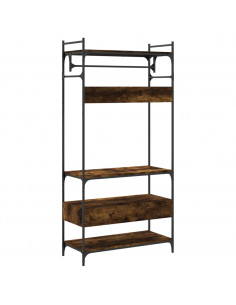 Armadio Cassetti Rovere Fumo 89x39x184,5 cm Legno Multistrato 2