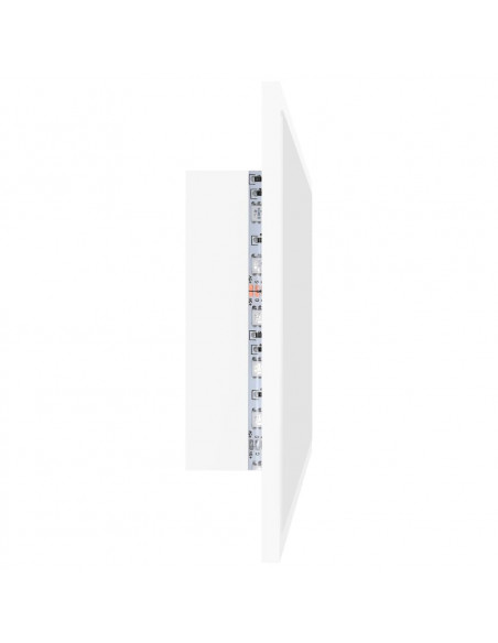 Specchio da Bagno con LED Bianco 80x8,5x37 cm in Acrilico