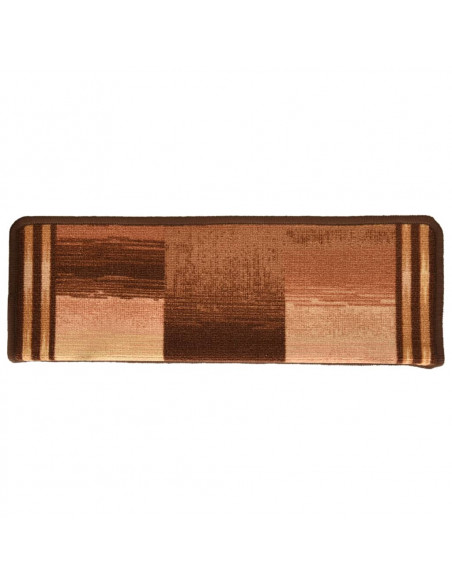 Tappetini per Scale Autoadesivi 10 pz 65x21x4 cm Marroni