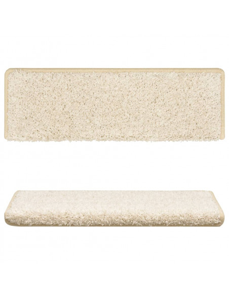 Tappetini per Scale 10 pz 65x21x4 cm Bianchi
