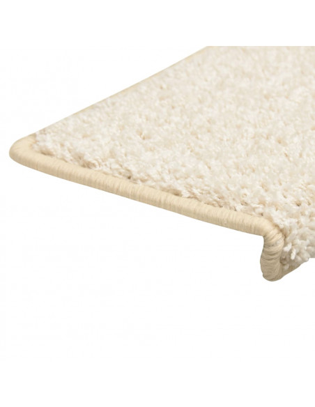 Tappetini per Scale 10 pz 65x21x4 cm Bianchi