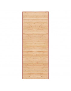 Tappeto in Bambù 80x200 cm Marrone
