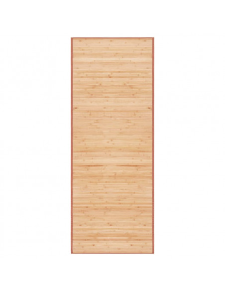 Tappeto in Bambù 80x200 cm Marrone