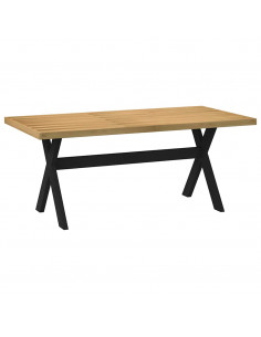 Tavolo Pranzo NOAIN Gambe a Forma X 180x90x75 cm Legno Massello