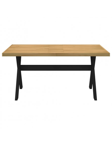 Tavolo Pranzo NOAIN Gambe a Forma X 160x90x75 cm Legno Massello