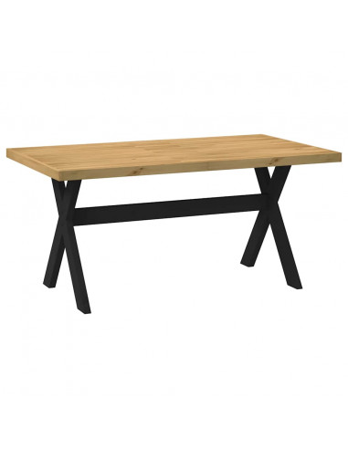 Tavolo Pranzo NOAIN Gambe a Forma X 160x90x75 cm Legno Massello