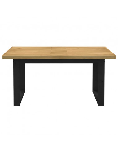 Tavolo Pranzo NOAIN Gambe a Forma U 160x90x75 cm Legno Massello