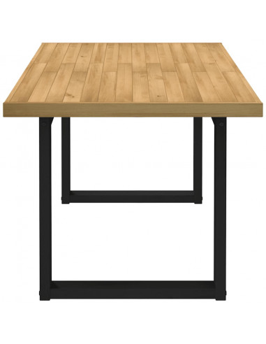 Tavolo Pranzo NOAIN Gambe a Forma U 160x90x75 cm Legno Massello