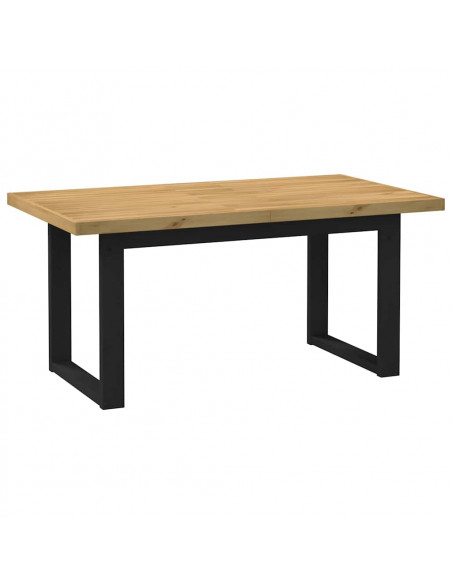 Tavolo Pranzo NOAIN Gambe a Forma U 160x90x75 cm Legno Massello