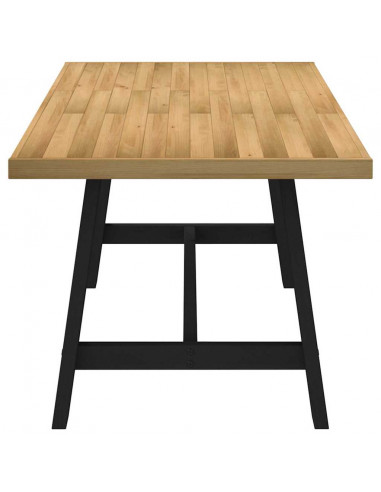 Tavolo Pranzo NOAIN Gambe a Forma A 180x90x75 cm Legno Massello