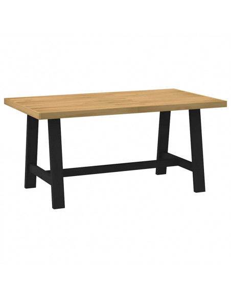 Tavolo Pranzo NOAIN Gambe a Forma A 160x90x75 cm Legno Massello