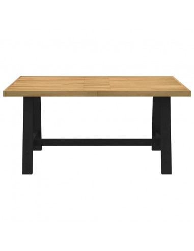 Tavolo Pranzo NOAIN Gambe a Forma A 160x90x75 cm Legno Massello