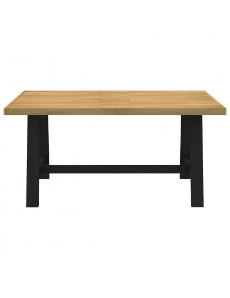 Tavolo Pranzo NOAIN Gambe a Forma A 160x90x75 cm Legno Massello