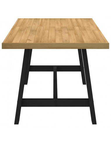 Tavolo Pranzo NOAIN Gambe a Forma A 160x90x75 cm Legno Massello