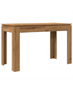 Tavolo da Pranzo Rovere Artigianale 120x60x76 cm in Truciolato