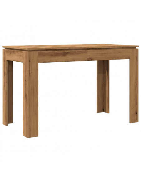 Tavolo da Pranzo Rovere Artigianale 120x60x76 cm in Truciolato