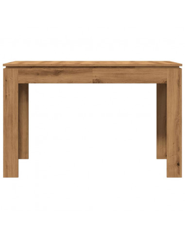 Tavolo da Pranzo Rovere Artigianale 120x60x76 cm in Truciolato