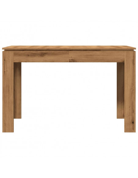 Tavolo da Pranzo Rovere Artigianale 120x60x76 cm in Truciolato