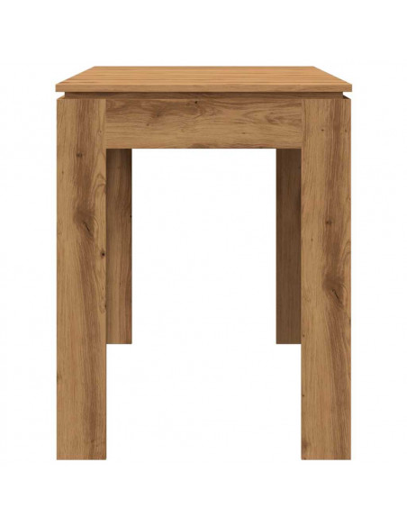Tavolo da Pranzo Rovere Artigianale 120x60x76 cm in Truciolato