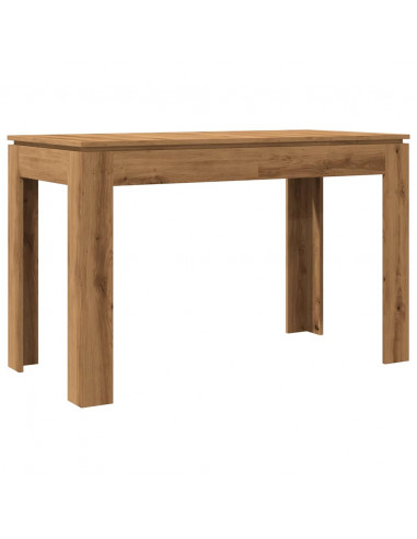 Tavolo da Pranzo Rovere Artigianale 120x60x76 cm in Truciolato