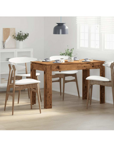 Tavolo da Pranzo Legno Antico 120x60x76 cm in Truciolato