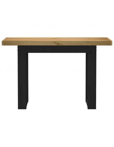 Tavolo Consolle NOAIN Gambe Forma U 120x30x75 cm Legno Massello