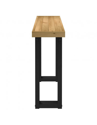 Tavolo Consolle NOAIN Gambe Forma U 120x30x75 cm Legno Massello