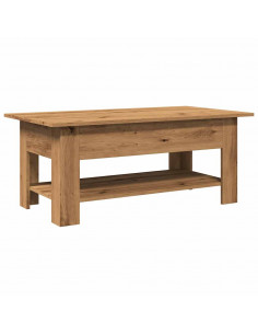 Tavolino Salotto Rovere Artigianale 102x55x42 cm Multistrato