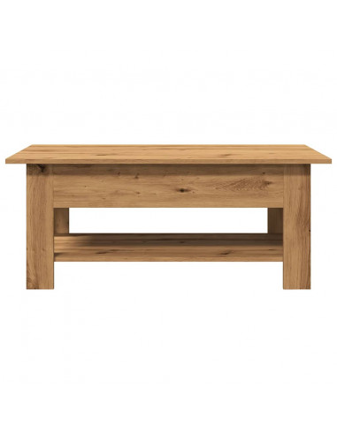 Tavolino Salotto Rovere Artigianale 102x55x42 cm Multistrato